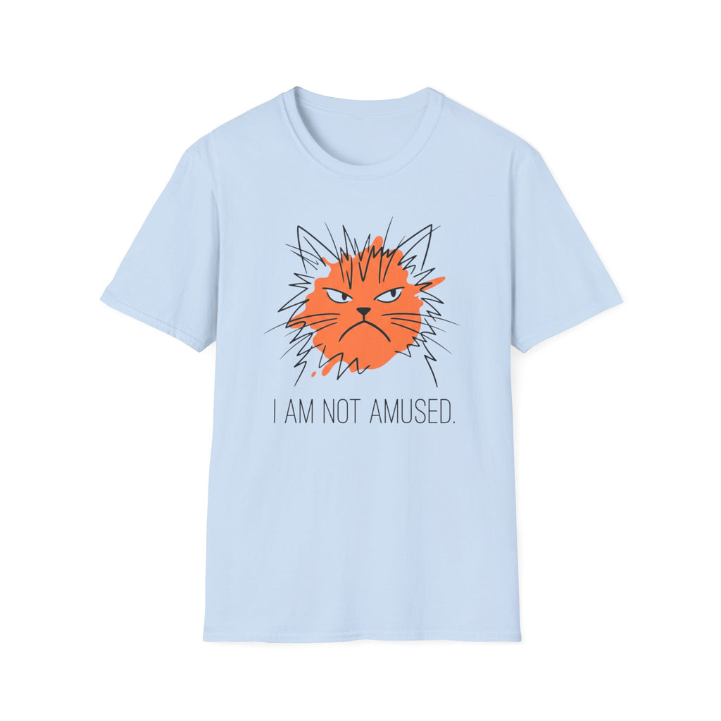 I Am Not Amused Splat Cat T-Shirt