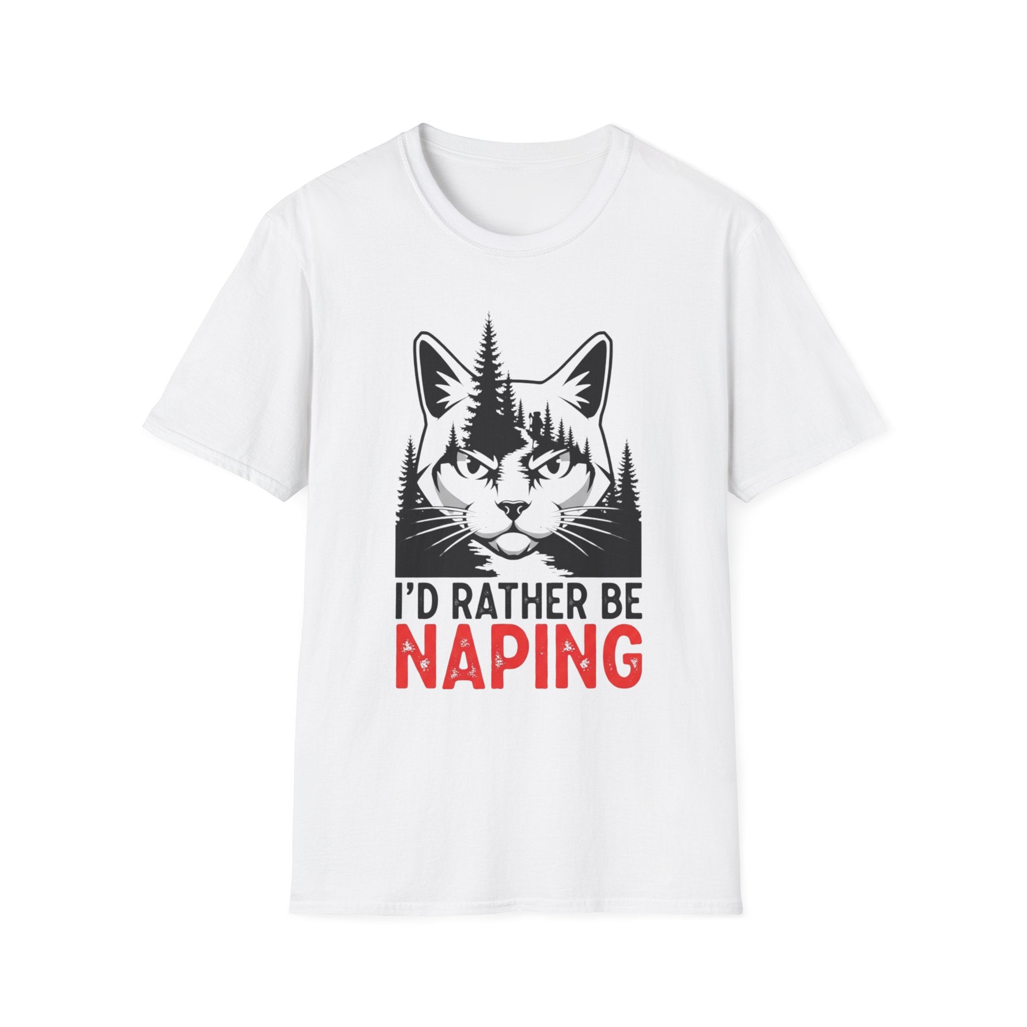 I'd Rather Be Napping Cat T-Shirt