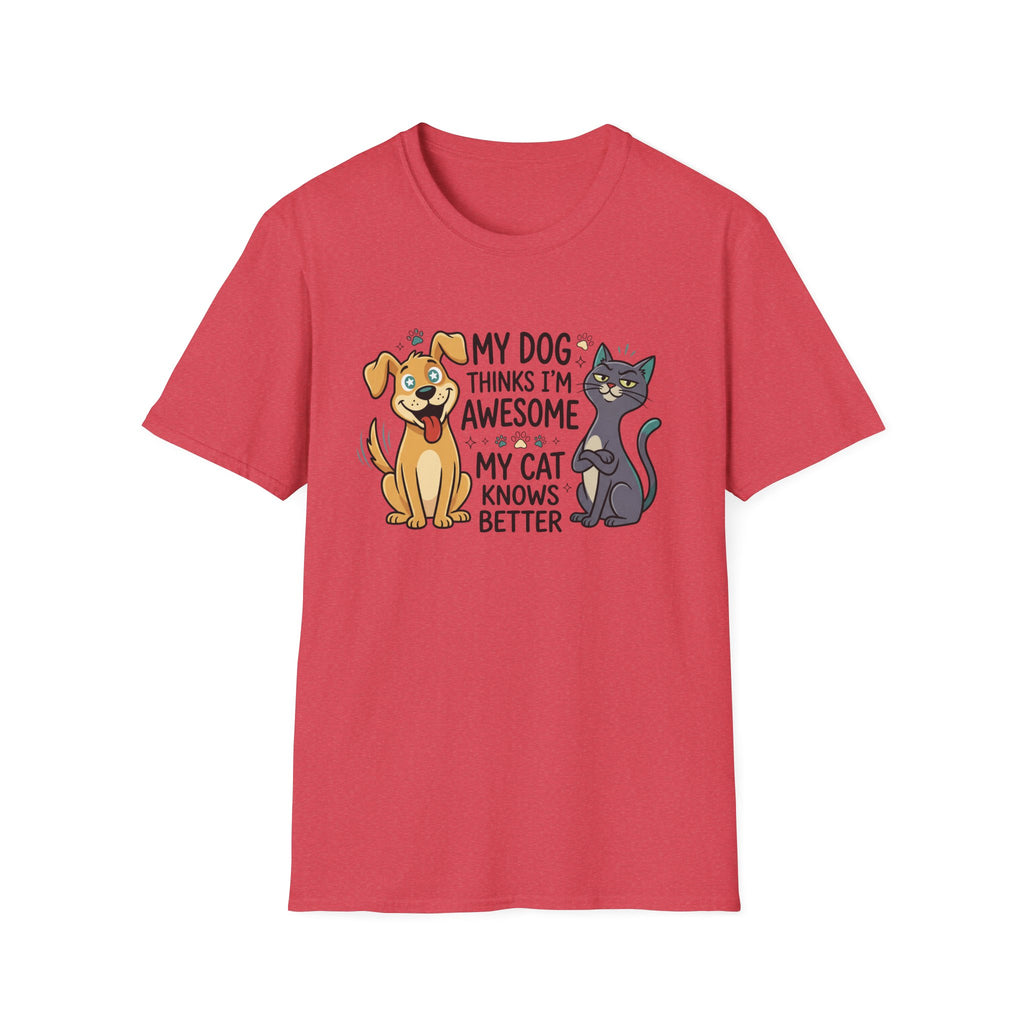 My Dog Thinks I'm Awesome Pet T-Shirt