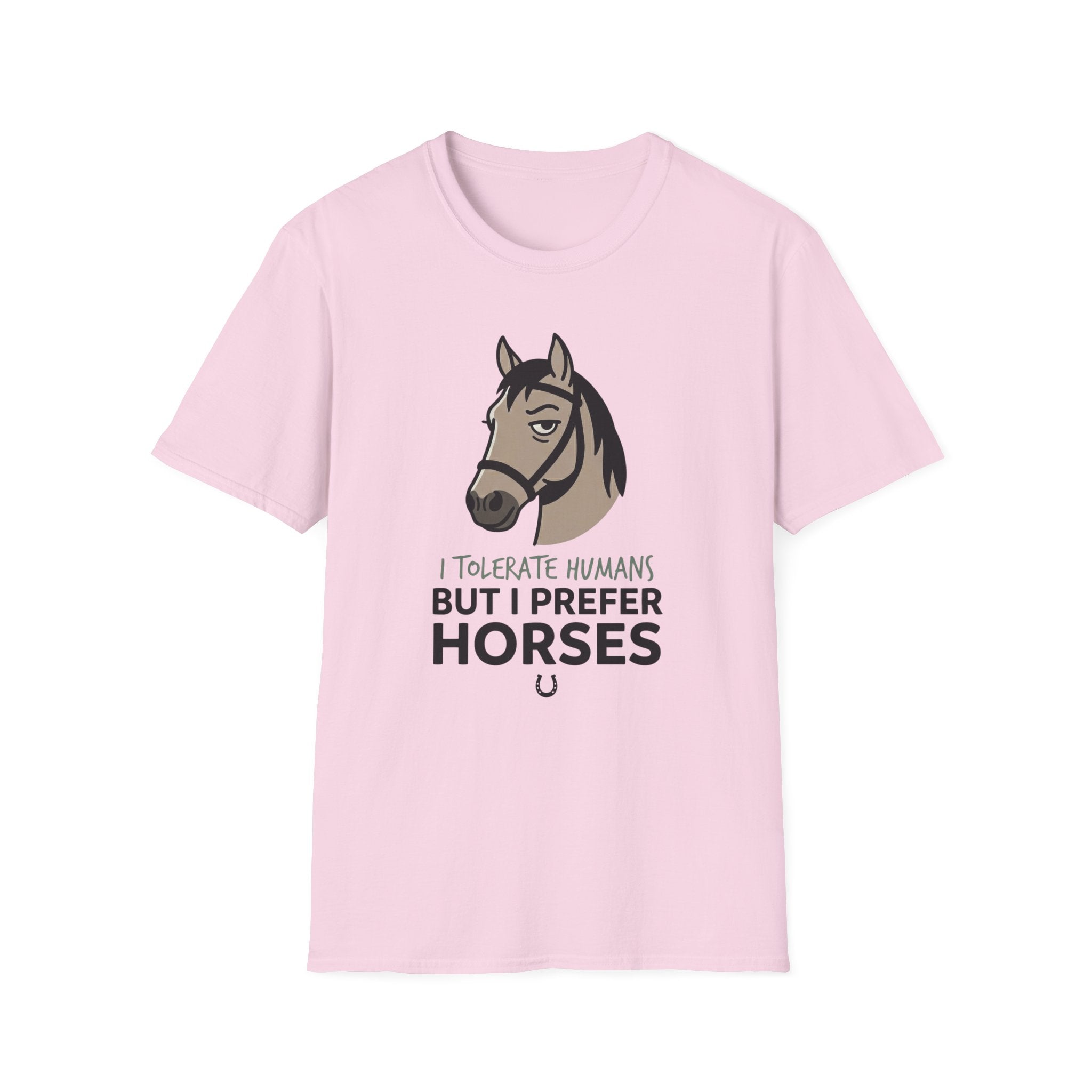 I Prefer Horses T-Shrit