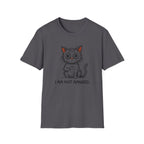 I Am Not Amused Nope Cup Cat T-Shirt