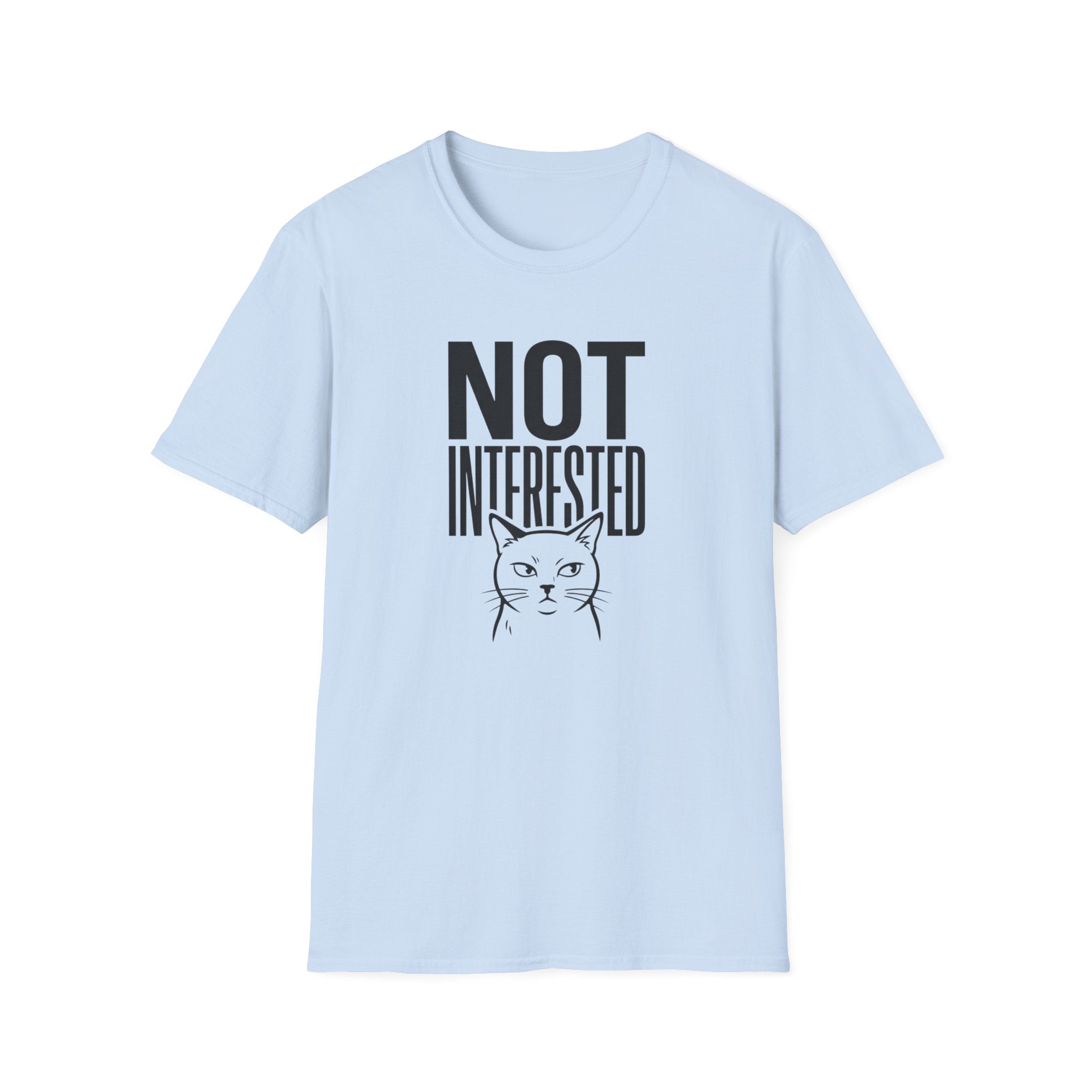 Not Interested Cat T-Shirt