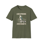 Loud Opinions Husky Dog T-Shirt