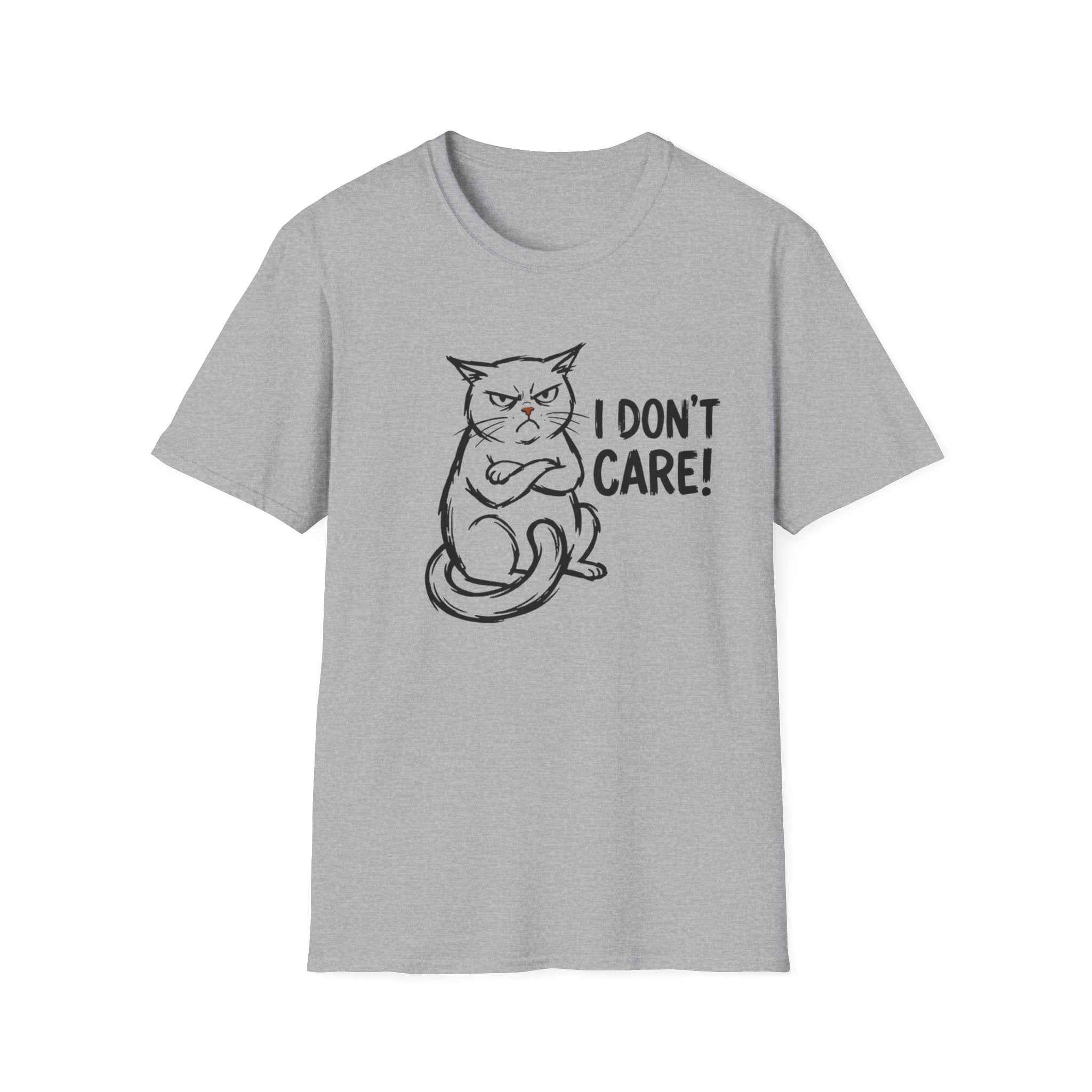 I Don't Care Cat T-Shirt