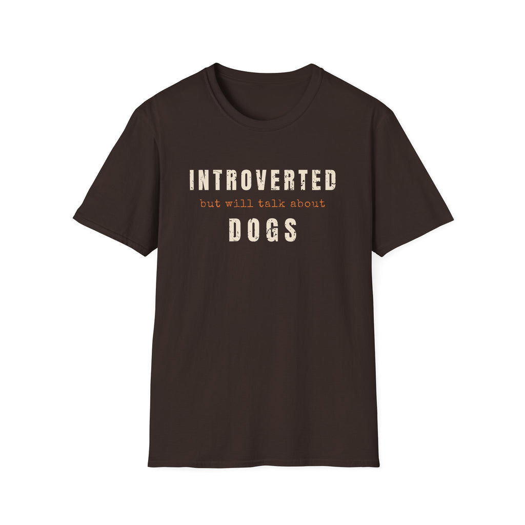 Introverted Typography Dog T-Shirt