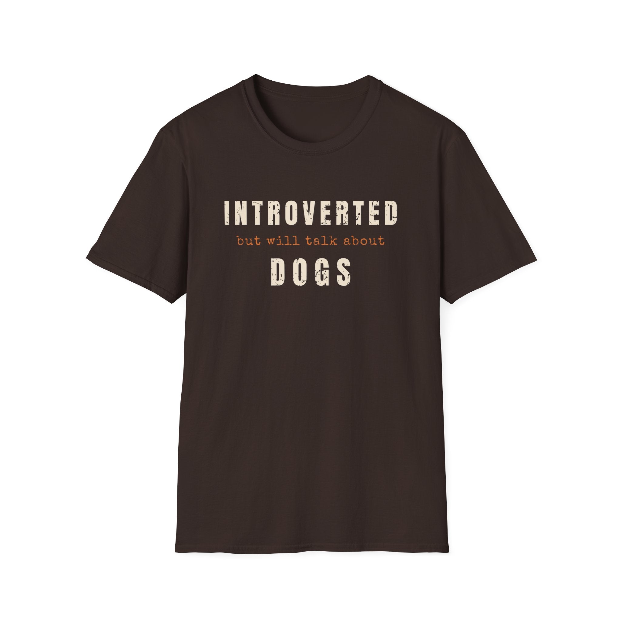 Introverted Typography Dog T-Shirt