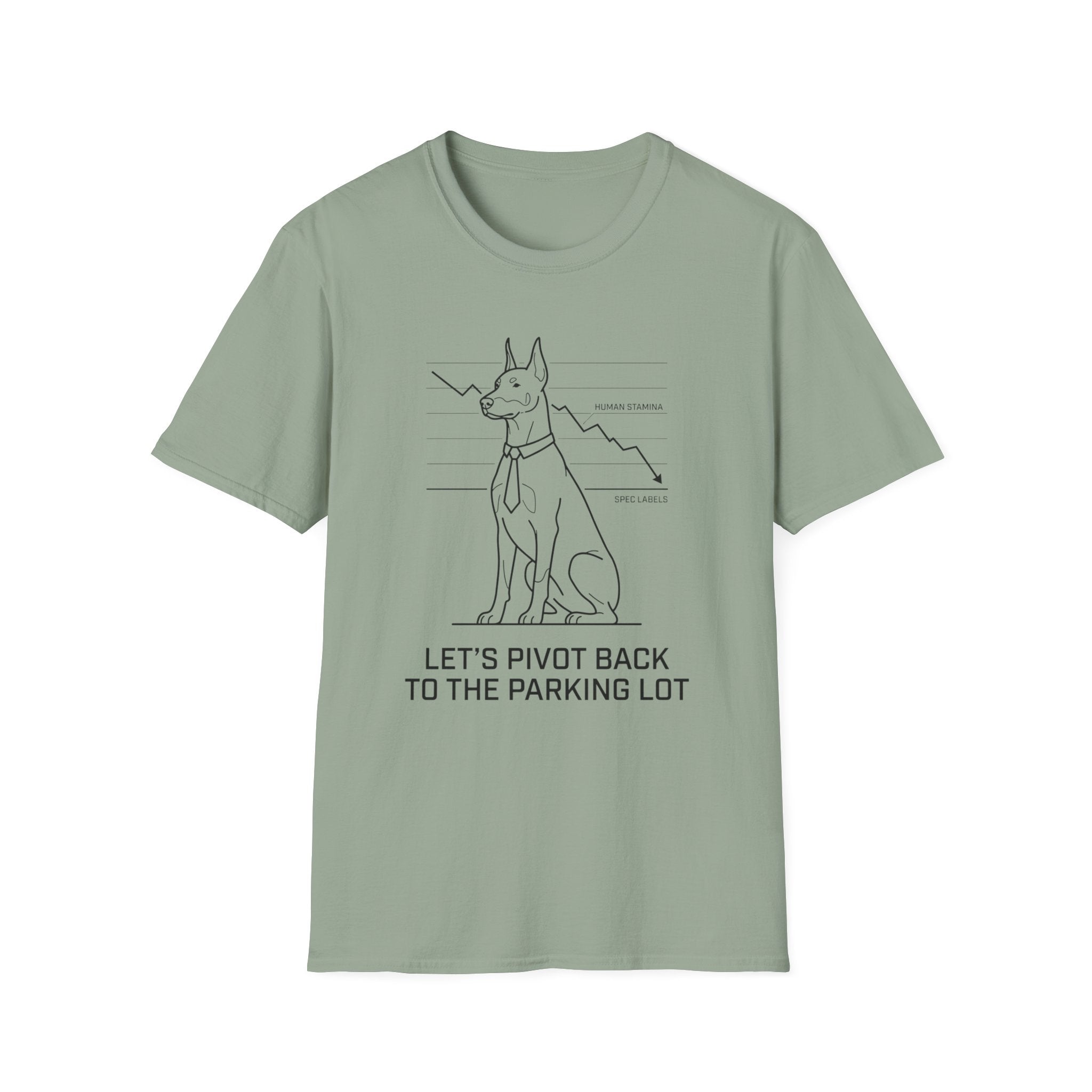 Let's Pivot Back Dog T-Shirt