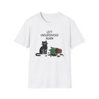 Left Unsupervised Again Cat T-Shirt