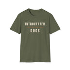 Introverted Typography Dog T-Shirt