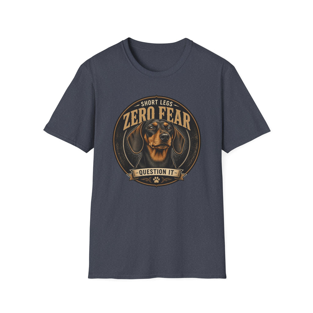 Zero Fear Dachshund Dog T-Shirt