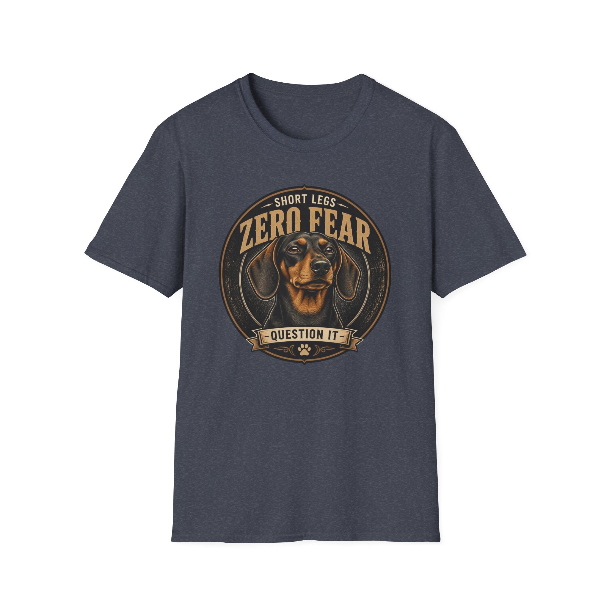 Zero Fear Dachshund Dog T-Shirt