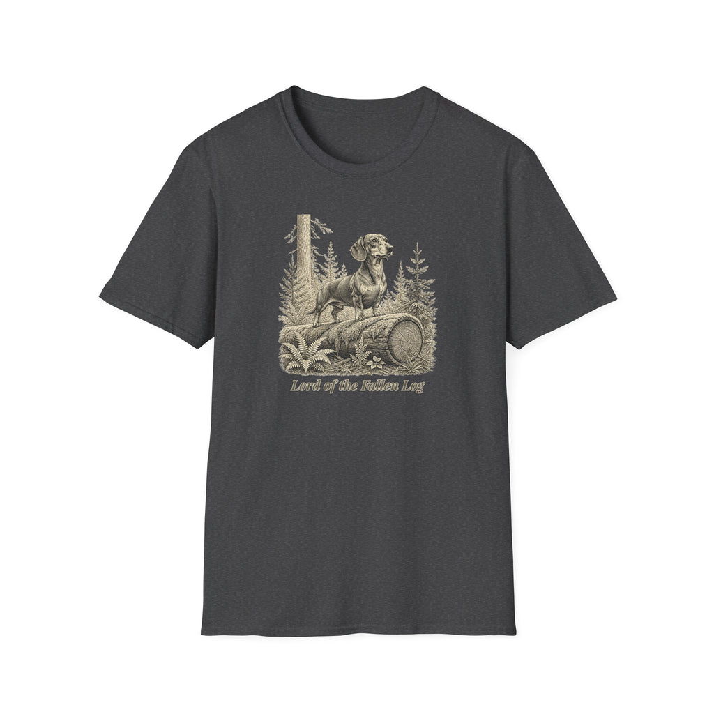 Lord of the Fallen Log Dachshund Dog T-Shirt