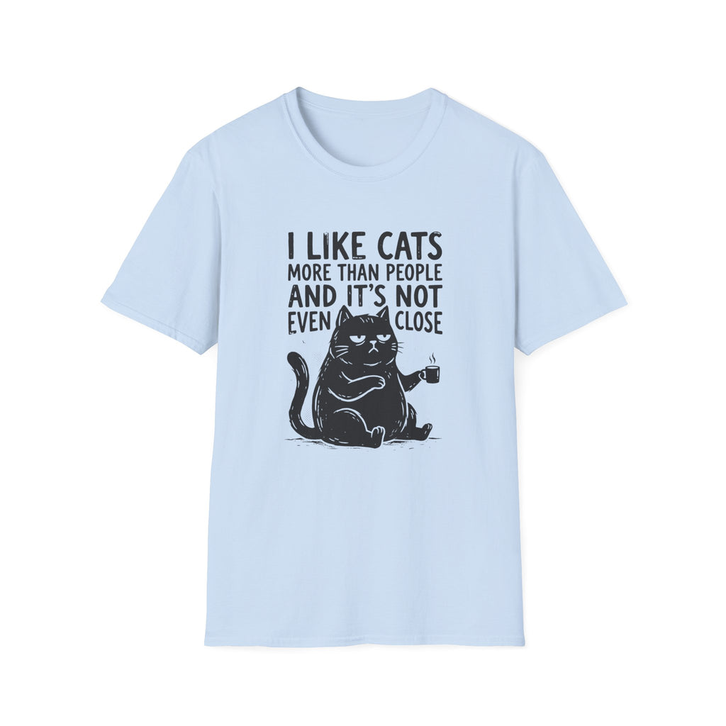 I Like Cats More Than People Cat T-Shirt