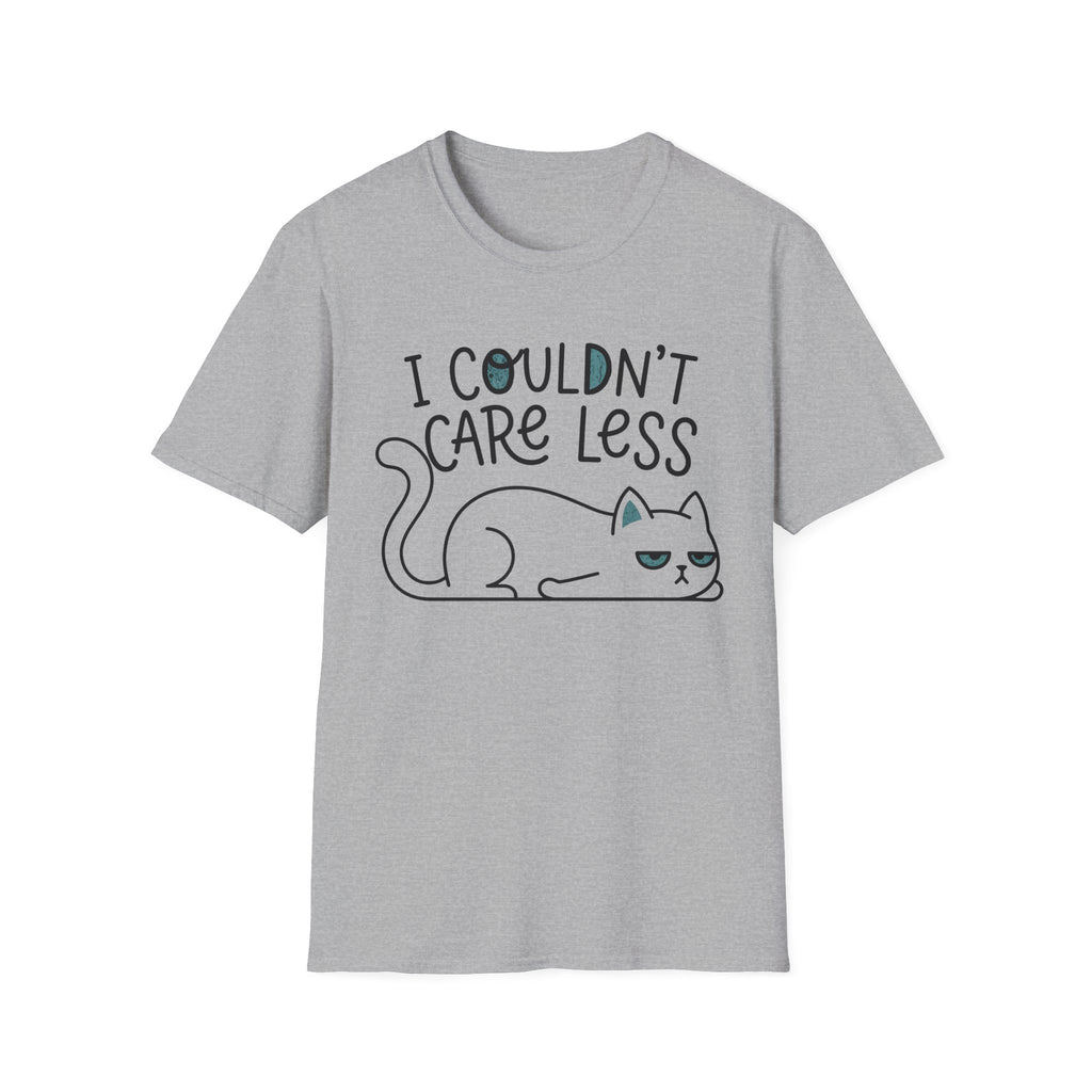 I Couldn't Care Less Cat T-Shirt