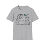 I Couldn't Care Less Cat T-Shirt