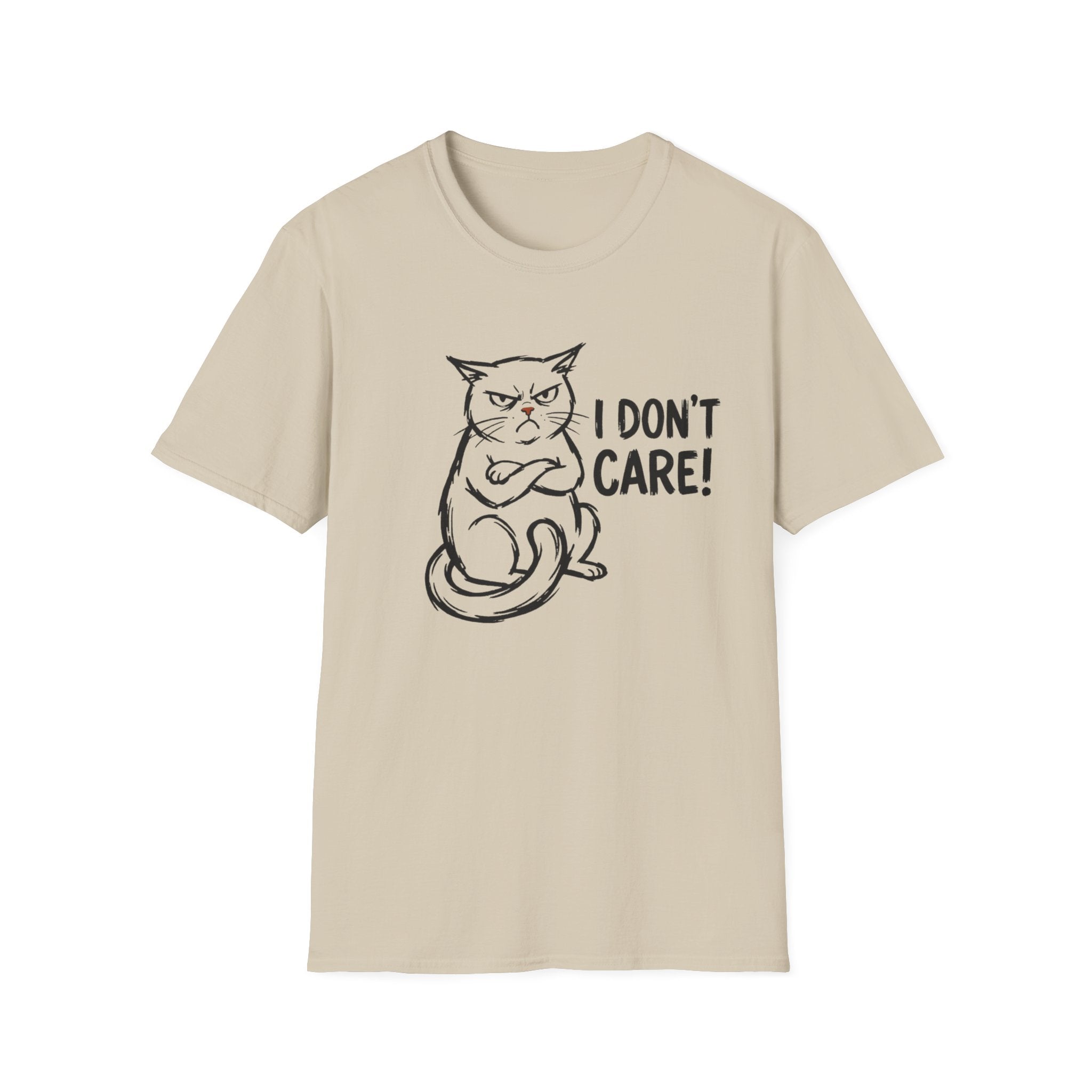 I Don't Care Cat T-Shirt
