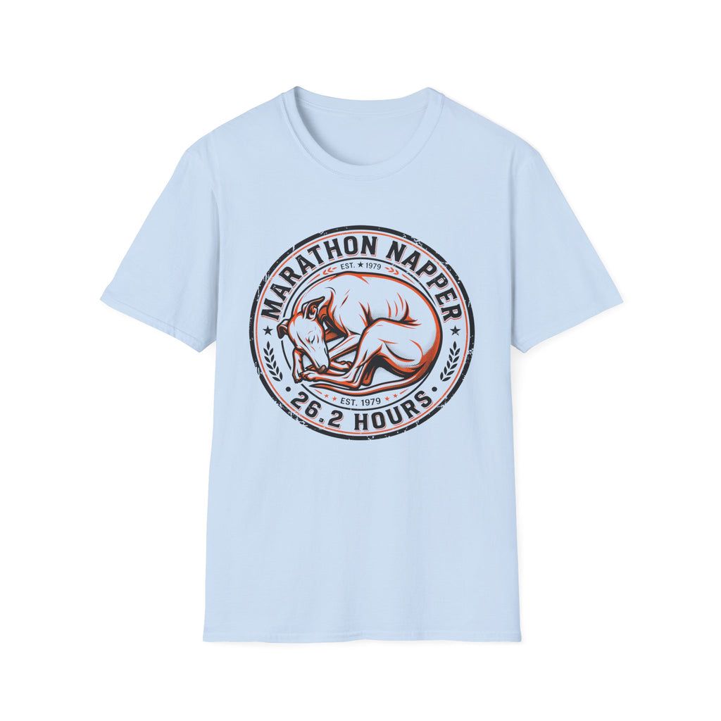 Marathon Napper Dog T-Shirt