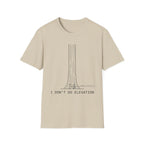 I Don't Do Elevation Cat T-Shirt