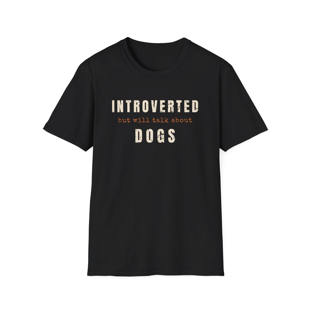 Introverted Typography Dog T-Shirt
