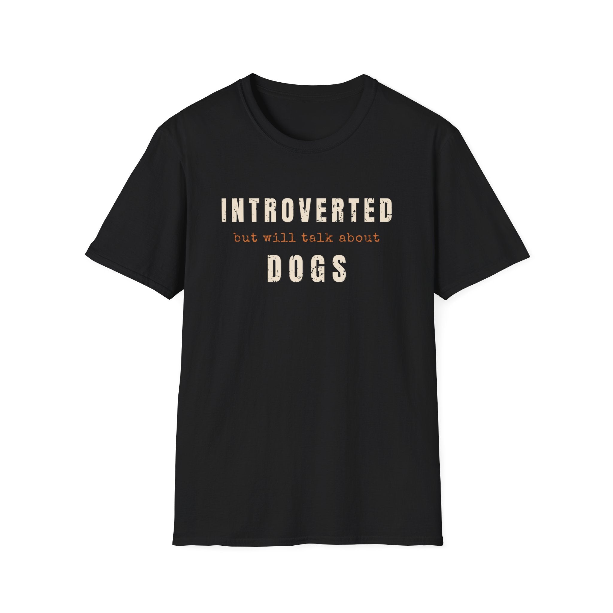Introverted Typography Dog T-Shirt
