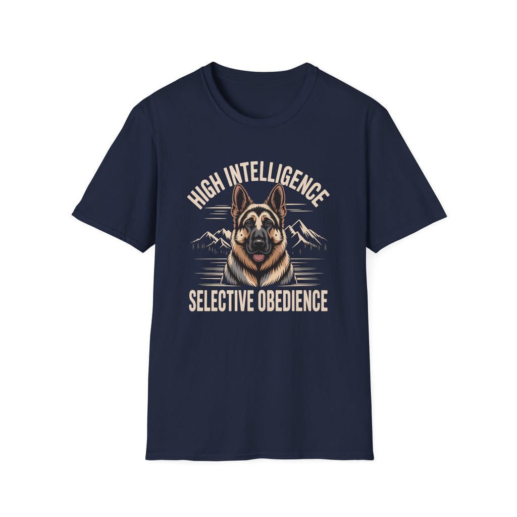 High Intel German Shepherd Dog T-Shirt