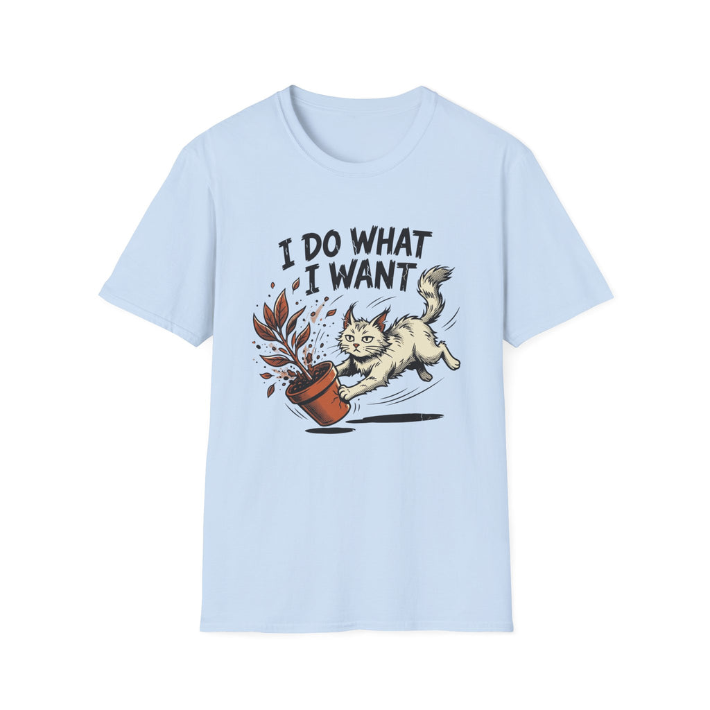 I Do What I Want Cat T-Shirt