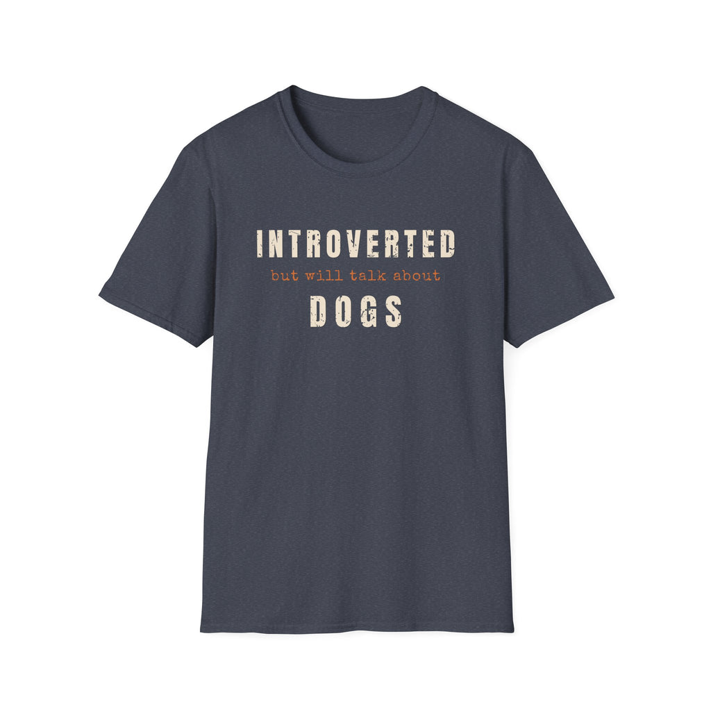 Introverted Typography Dog T-Shirt