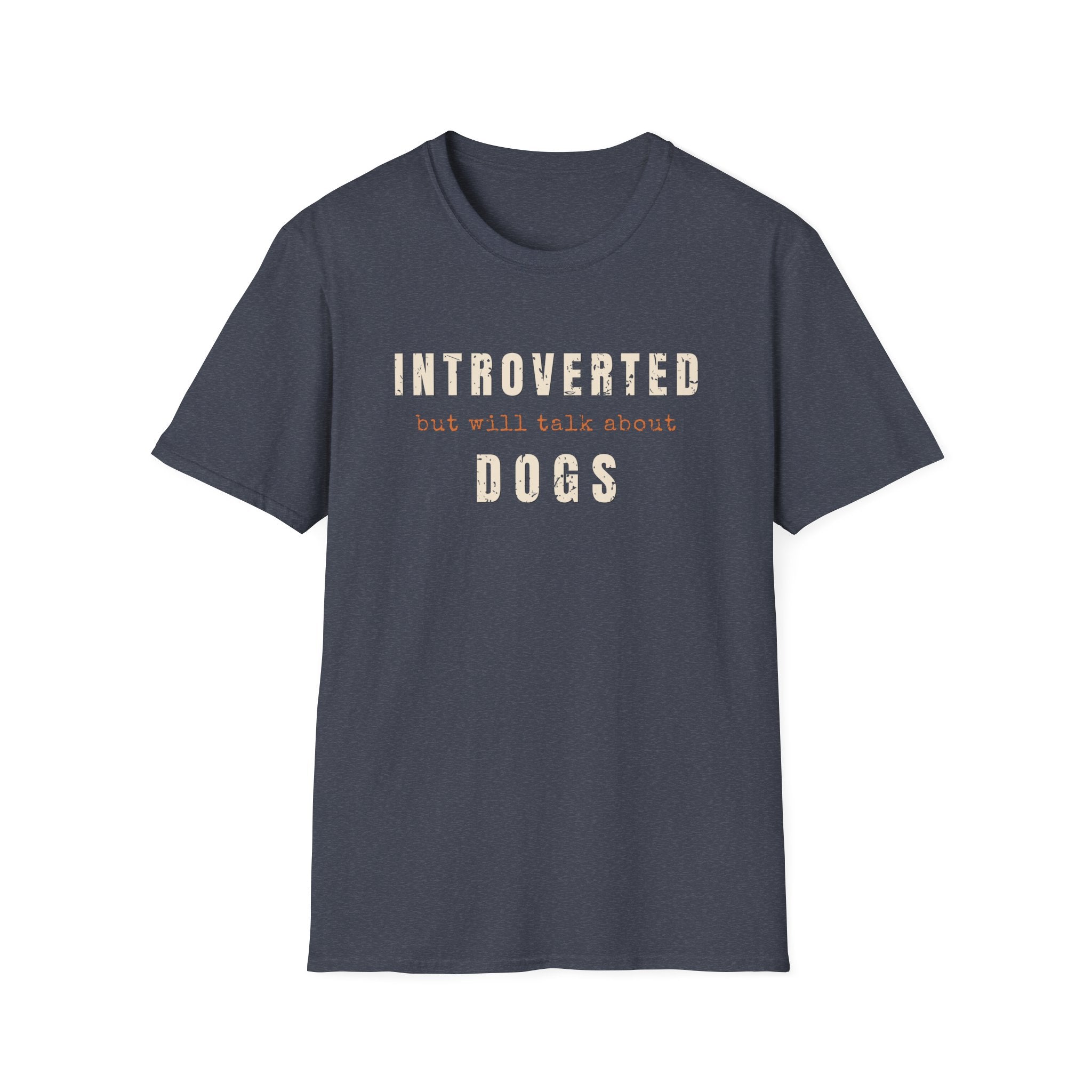 Introverted Typography Dog T-Shirt