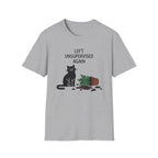Left Unsupervised Again Cat T-Shirt