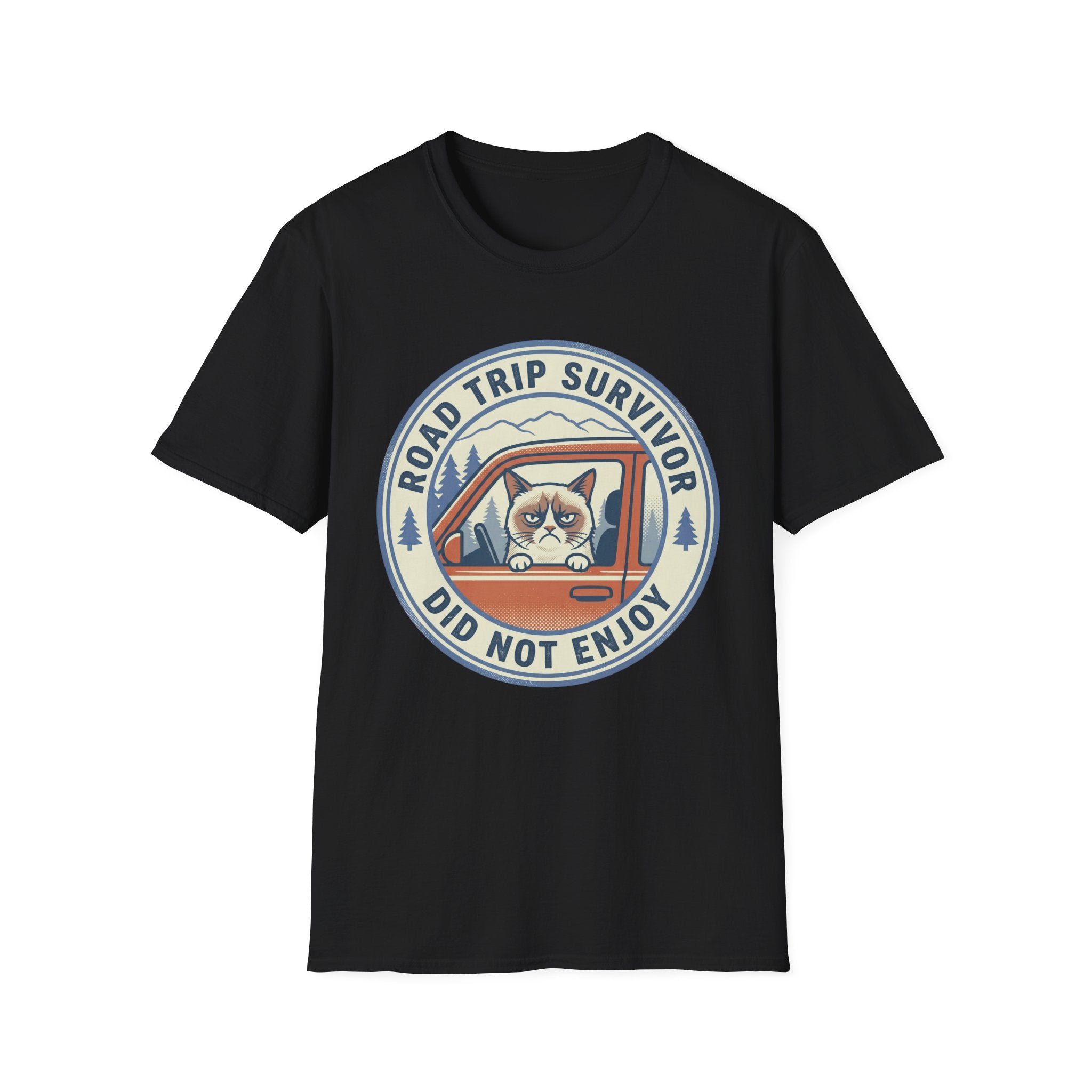 Road Trip Survivor Cat T-Shirt