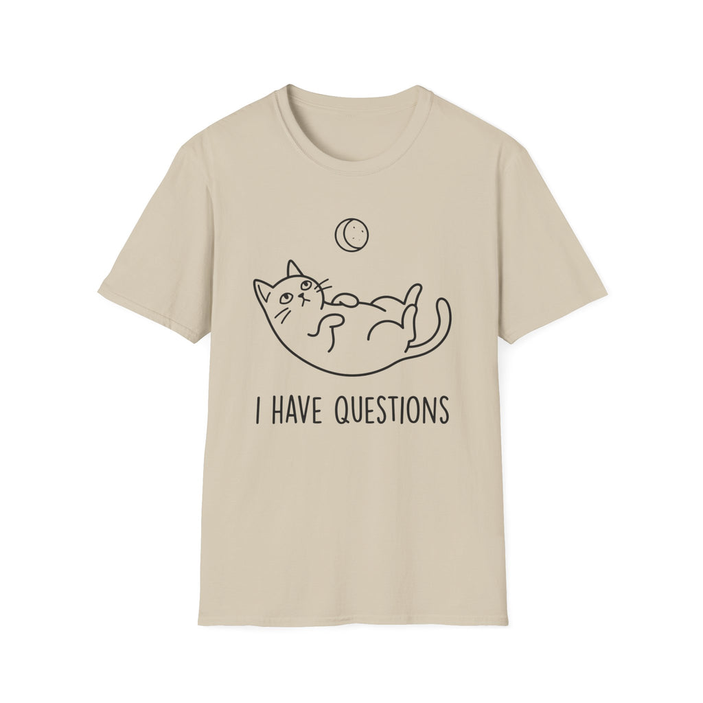 I Have Questions Cat T-Shirt