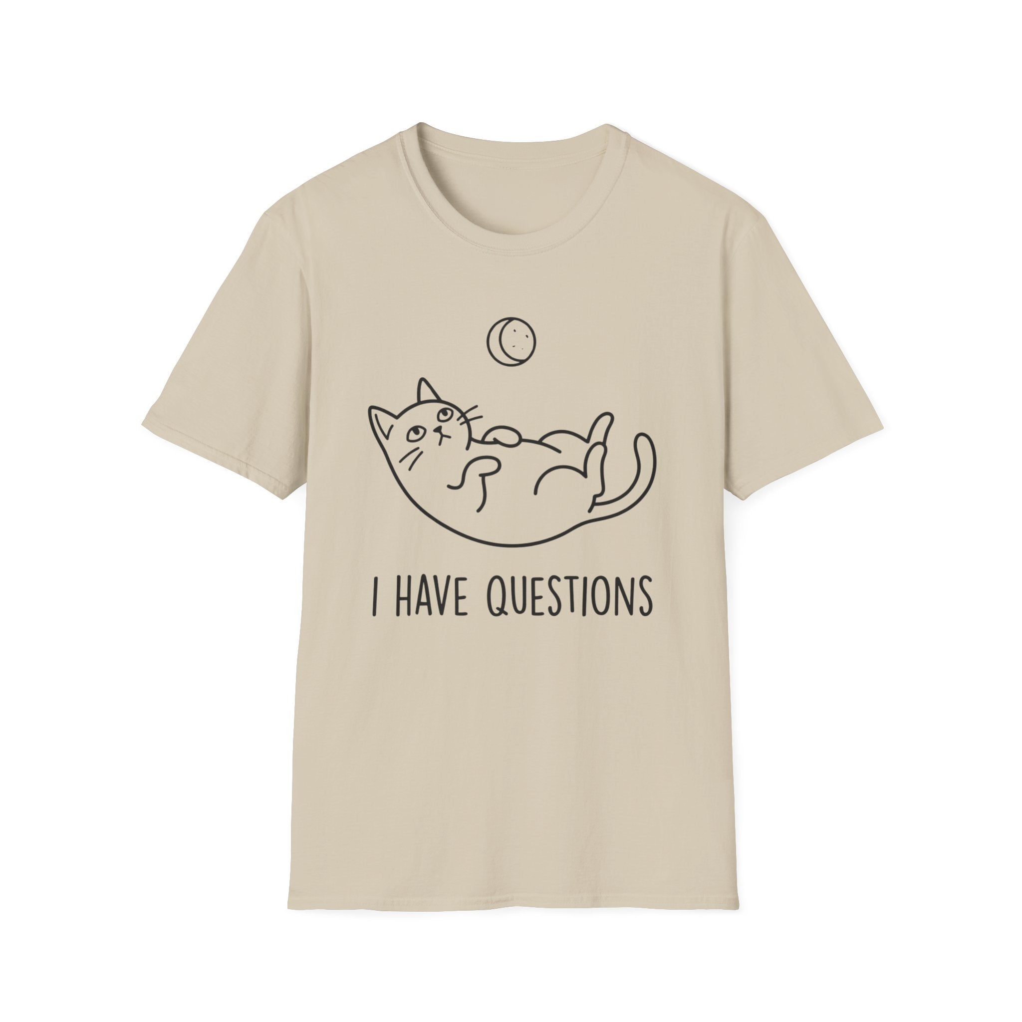 I Have Questions Cat T-Shirt
