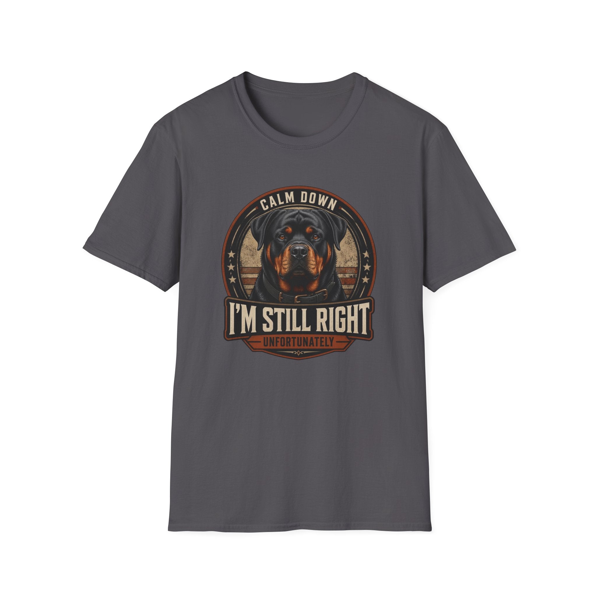 Calm Down Rottweiler Dog T-Shirt