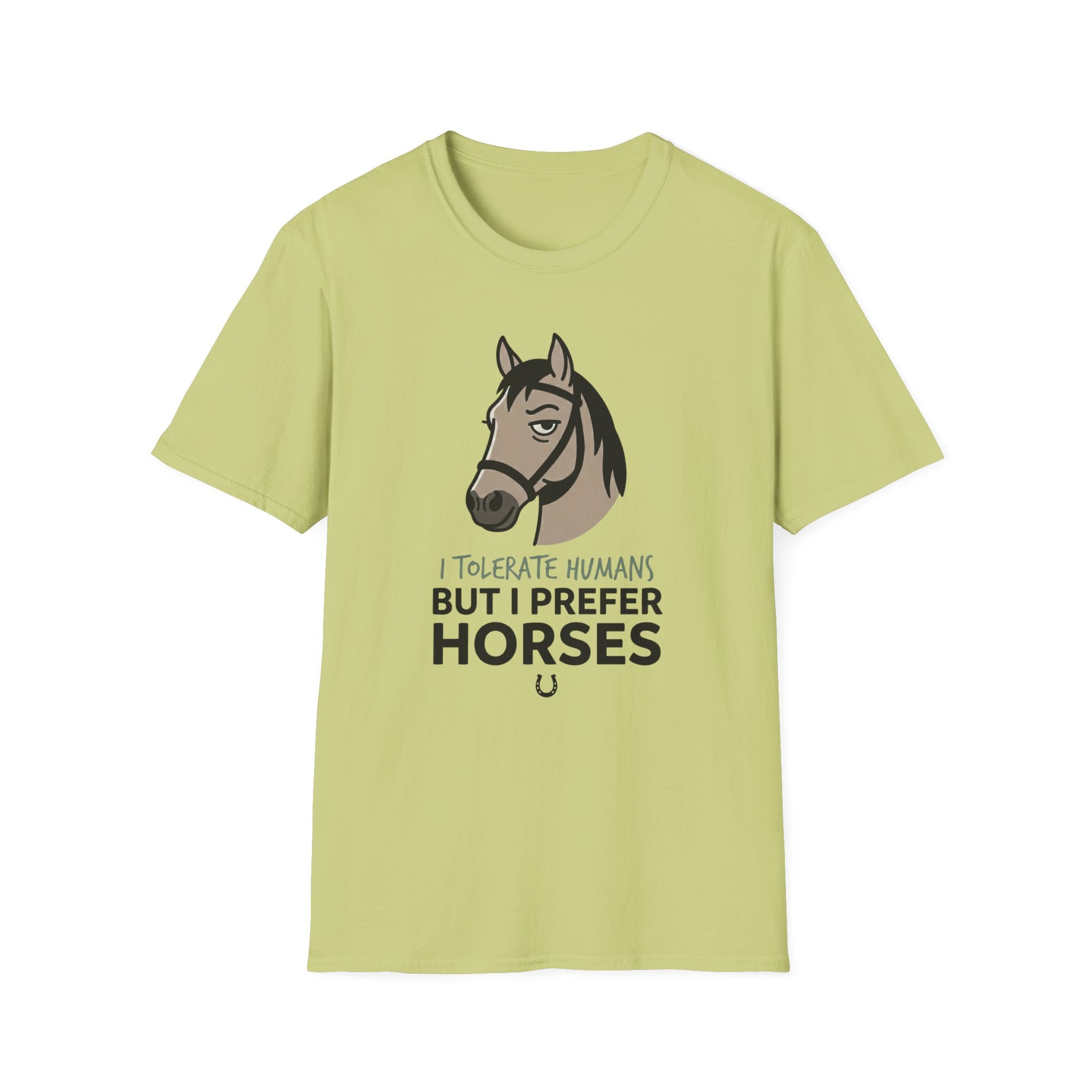 I Prefer Horses T-Shrit