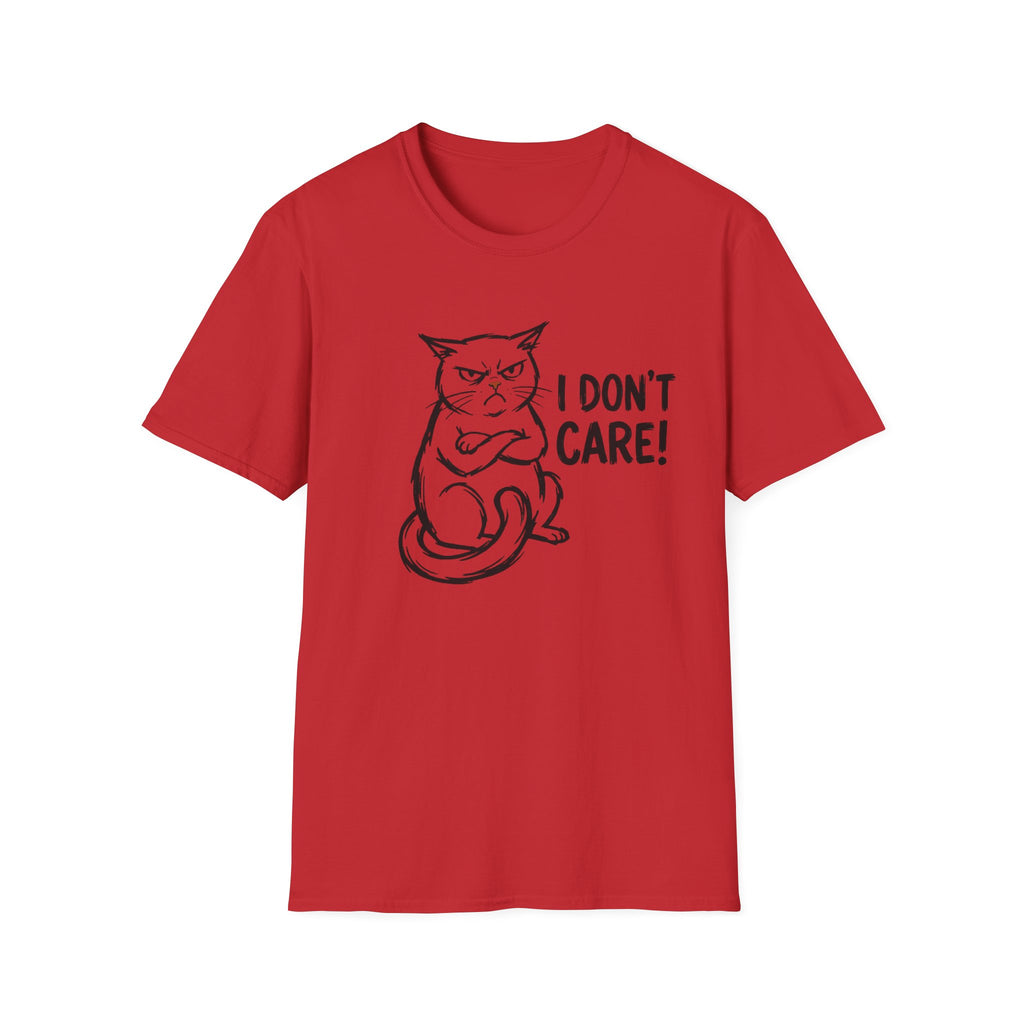 I Don't Care Cat T-Shirt