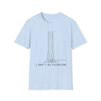 I Don't Do Elevation Cat T-Shirt