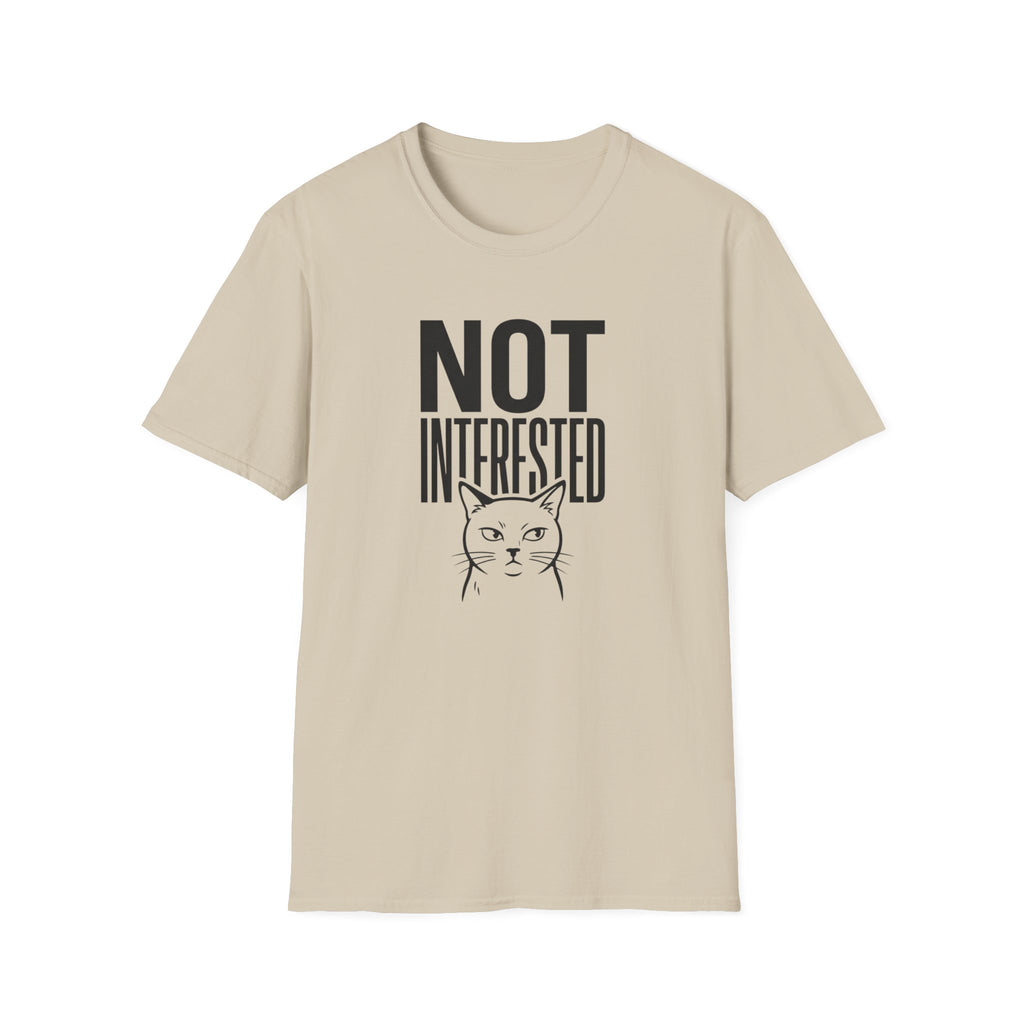 Not Interested Cat T-Shirt