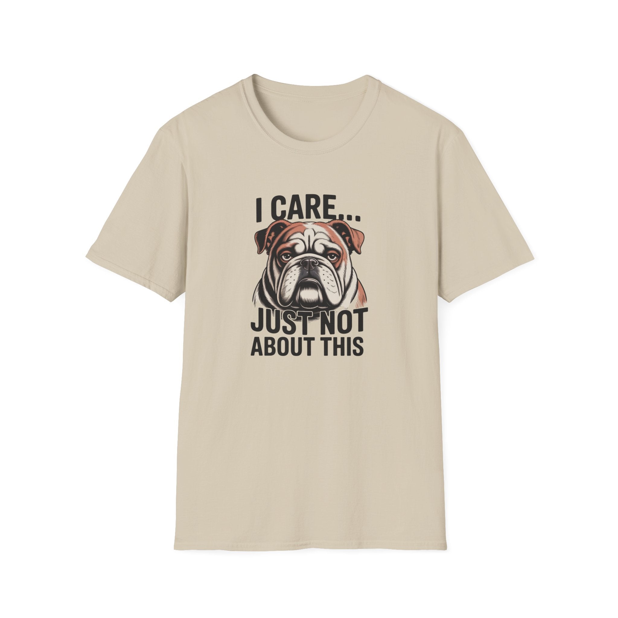 I Care Just Not About This English Bulldog T-Shirt
