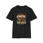 Coffee Kiss German Shepherd Dog T-Shirt