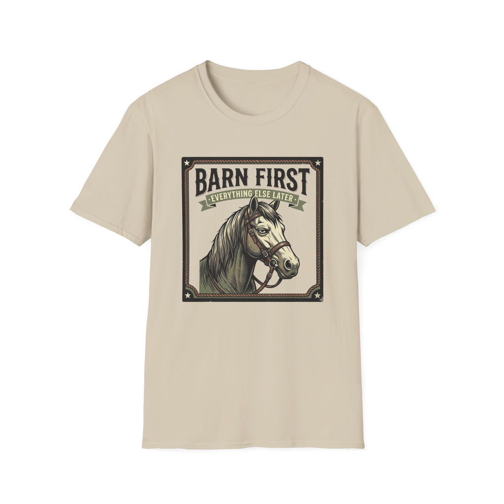 Barn First Horse T-Shirt