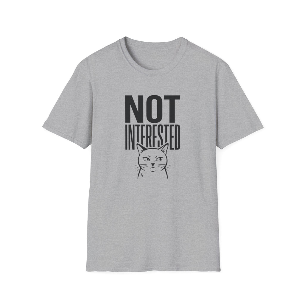 Not Interested Cat T-Shirt