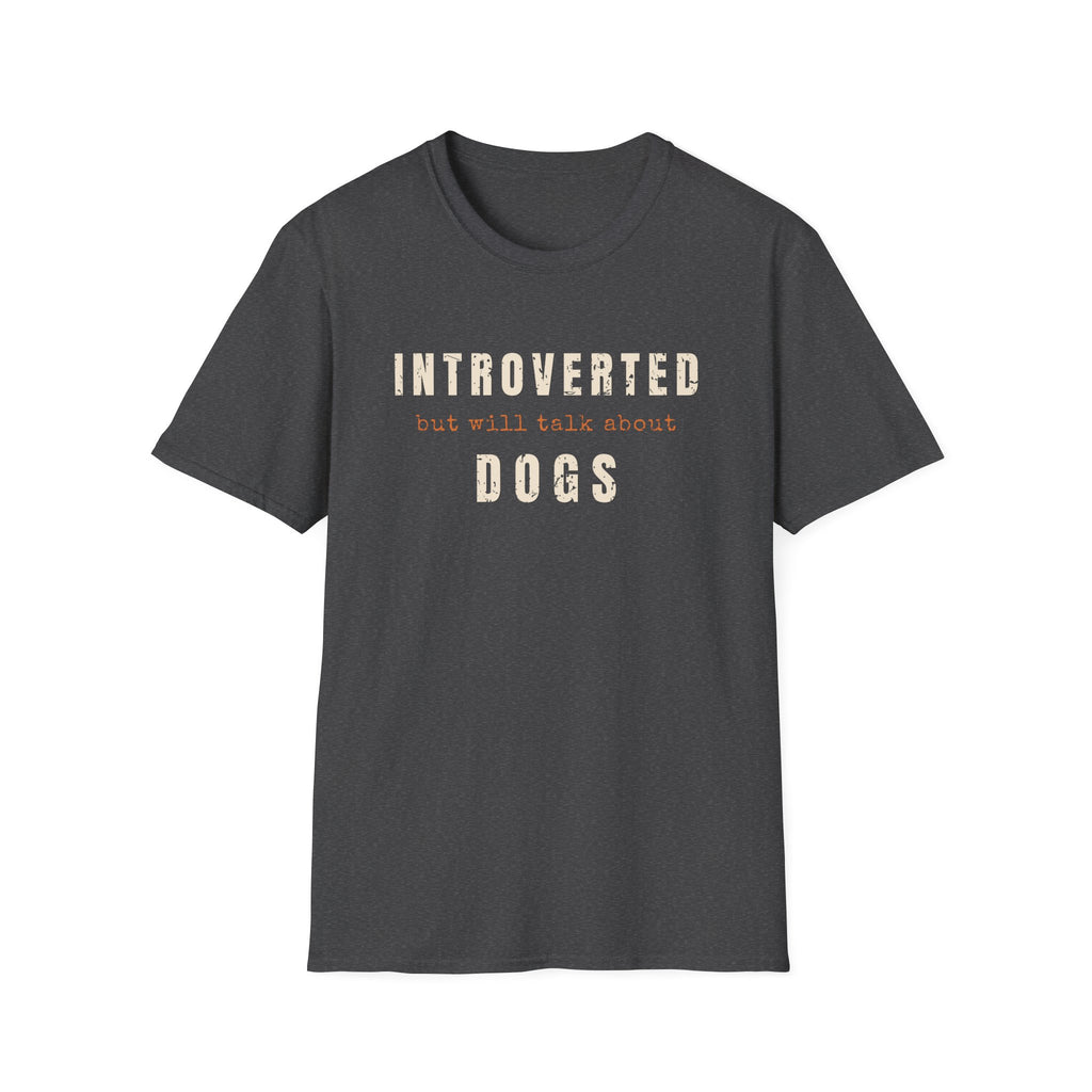 Introverted Typography Dog T-Shirt