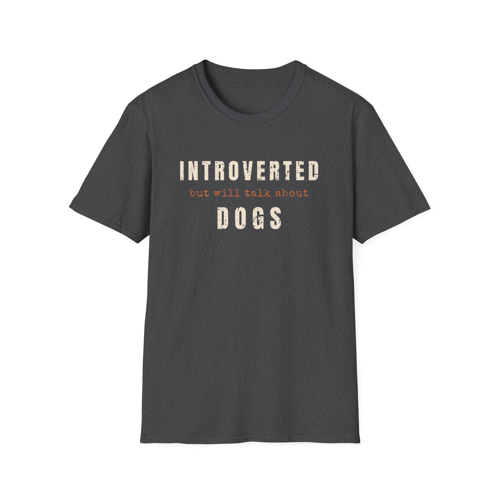 Introverted Typography Dog T-Shirt