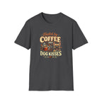 Coffee Kiss Frenchie Dog T-Shirt
