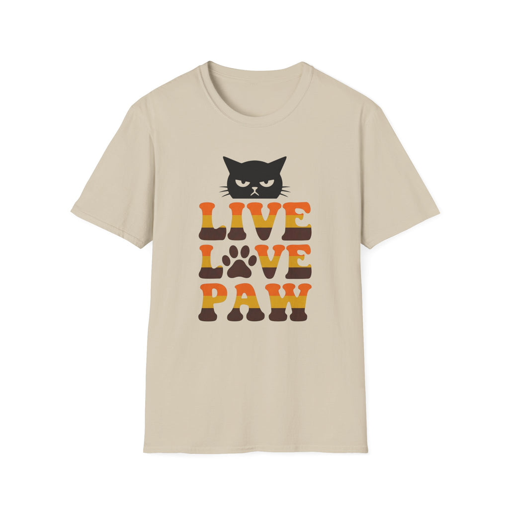 Live Love Paw Cat T-Shirt