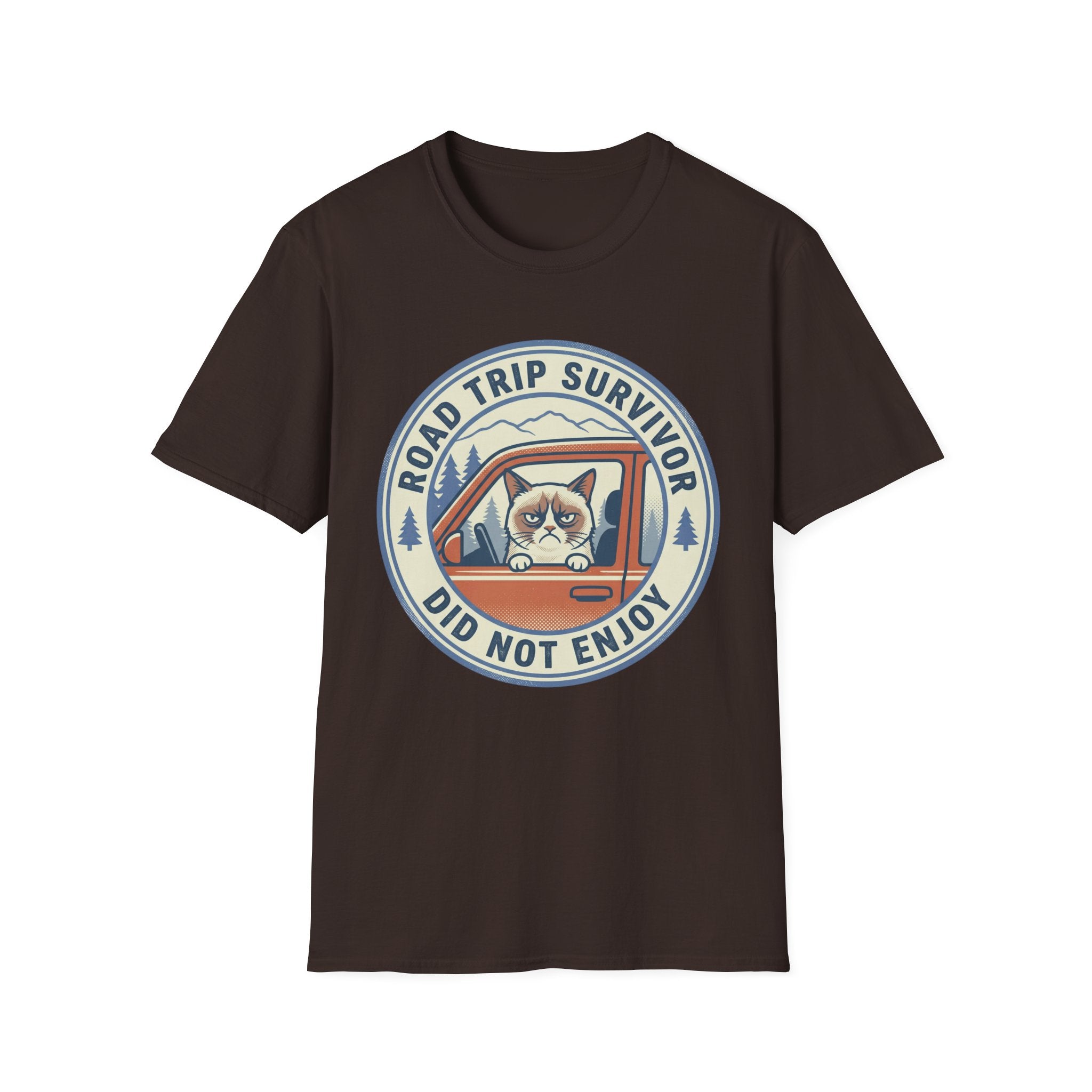 Road Trip Survivor Cat T-Shirt