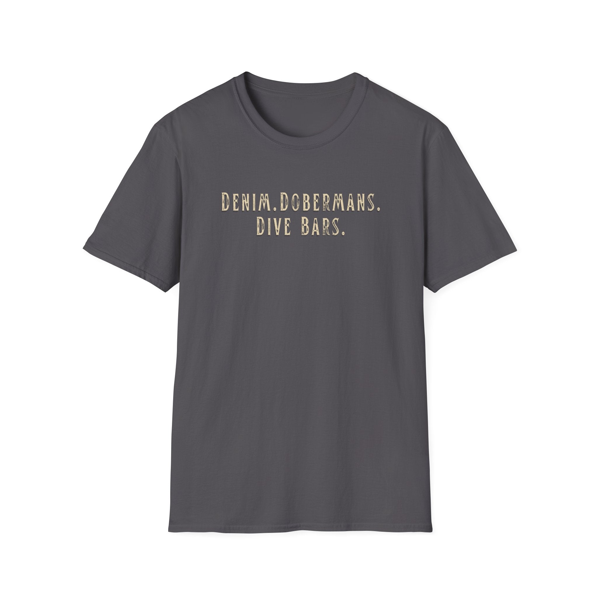 Denim Doberman Dog T-Shirt