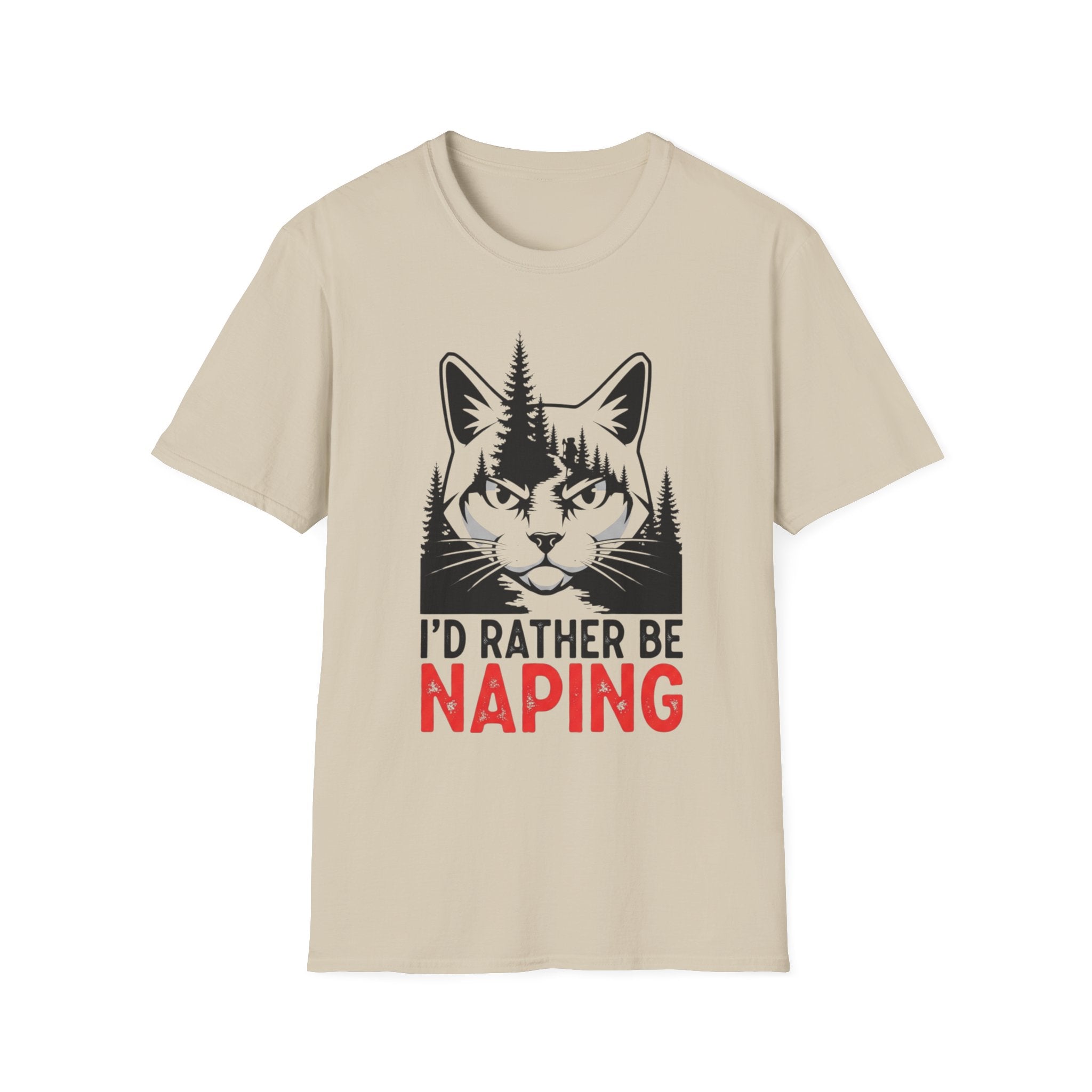 I'd Rather Be Napping Cat T-Shirt