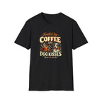 Coffee Kiss Australian Shepherd Dog T-Shirt