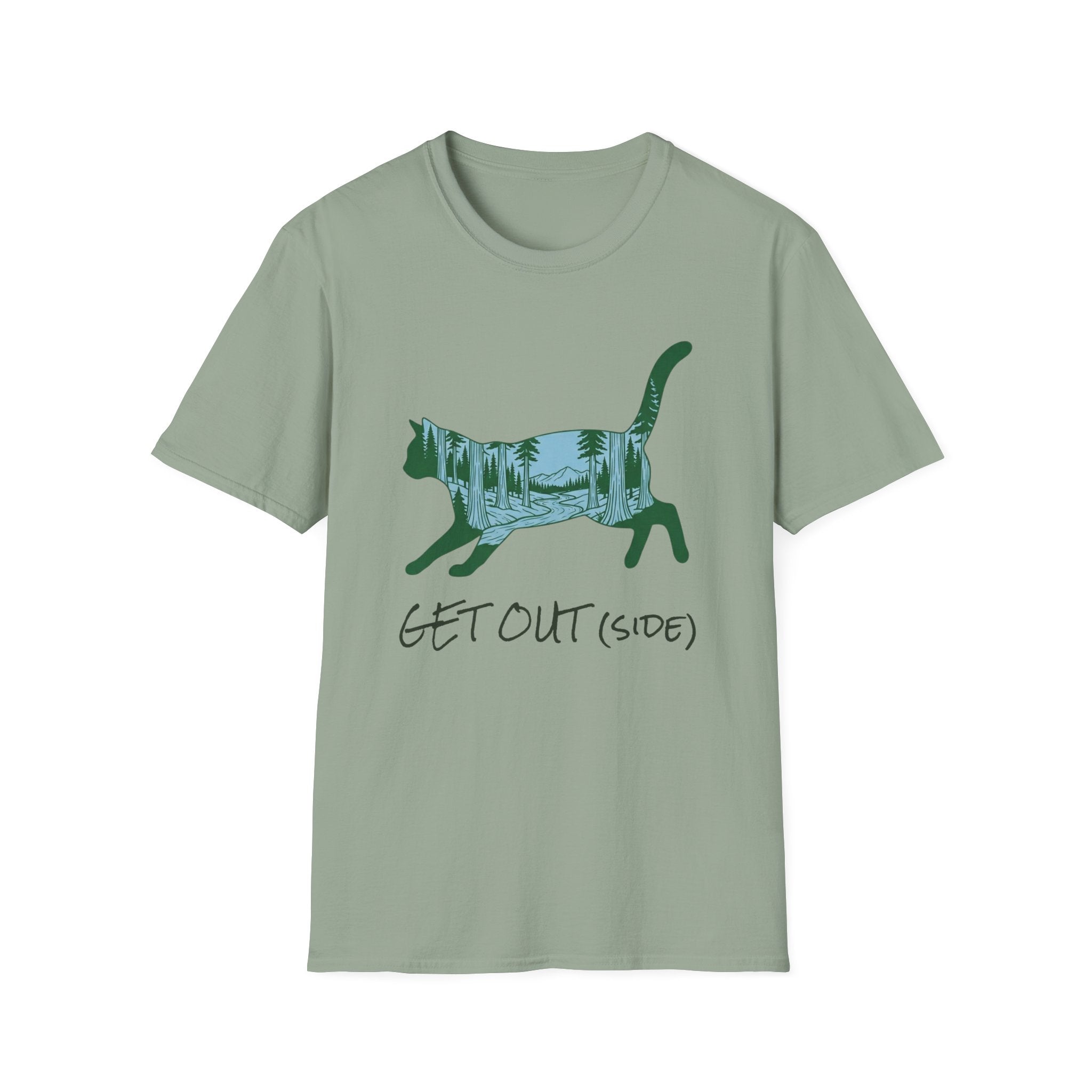 Get Outside Cat T-Shirt